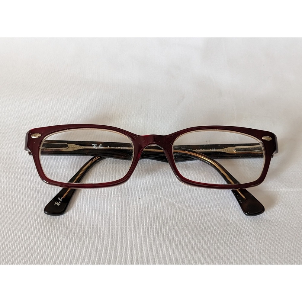 Ray-Ban Eyeglasses Women 50mm Brown Red Excellent RB5150 2023 Full Rim‎ Frames
